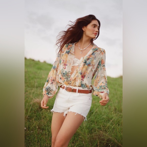 Agolde Pants - AGOLDE Parker Denim Fray Shorts - Size 32, NWT